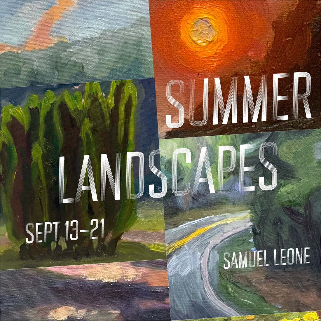 Samuel Leone Plein Air Paintings: Summer Landscapes