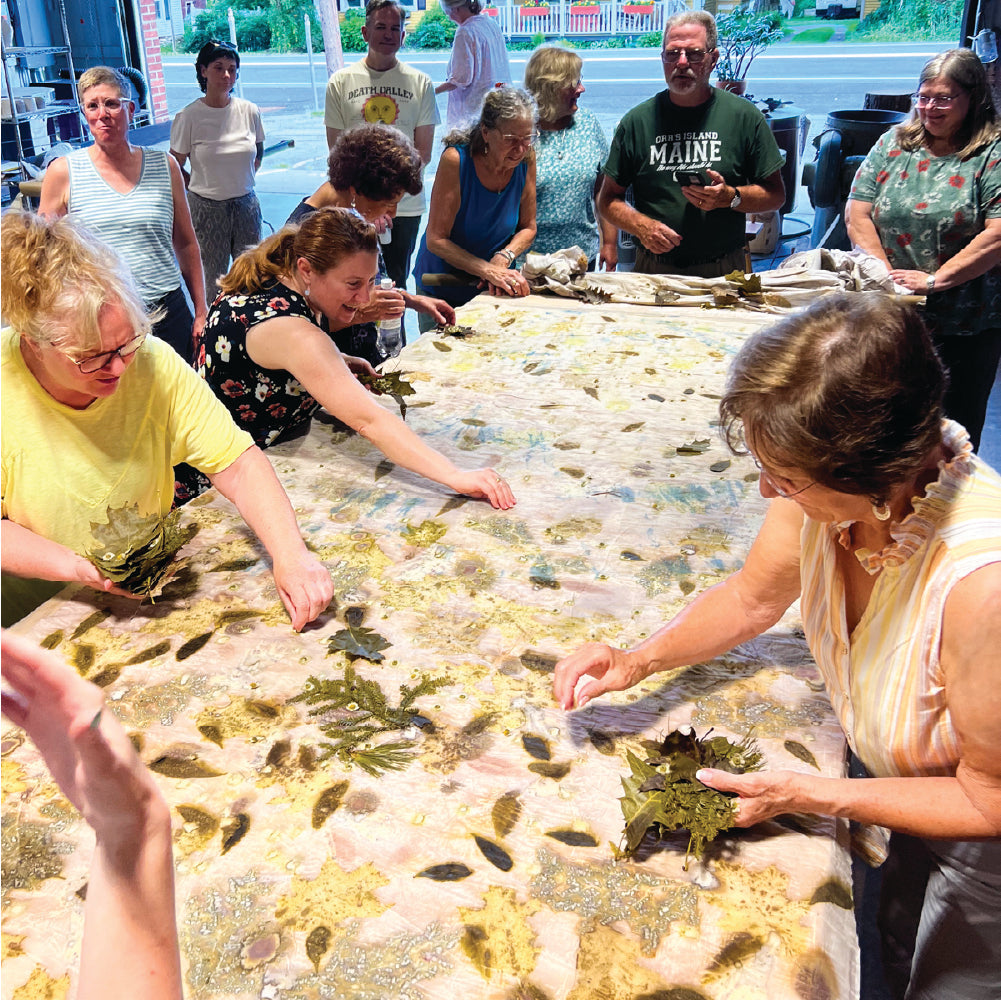 Summer workshops - Natural dyeing, felting, indigo & wood carving