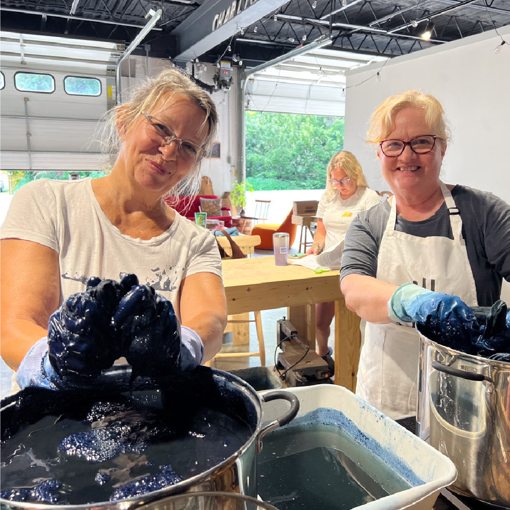 Indigo Shibori Patterns