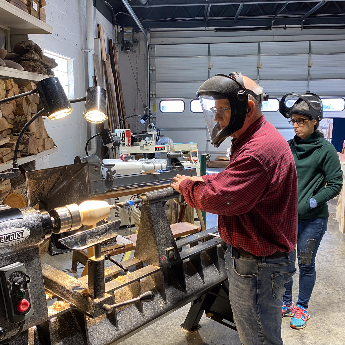 Introduction to Woodturning - 1/2 day private lesson for 1 or 2 people