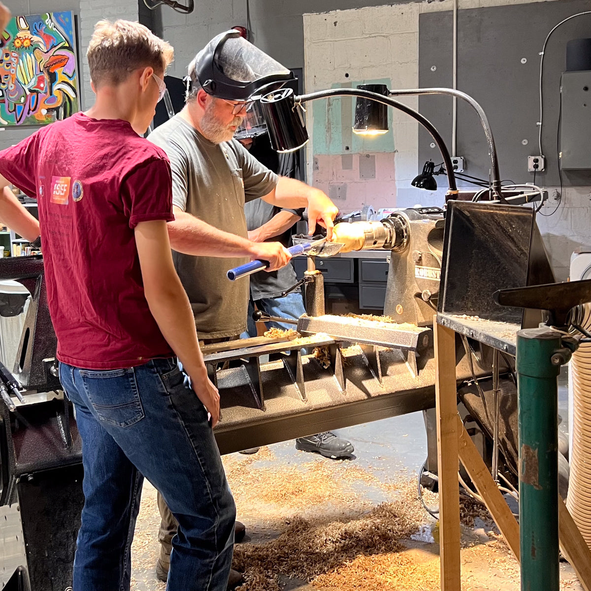 Introduction to Woodturning - 1/2 day private lesson for 1 or 2 people