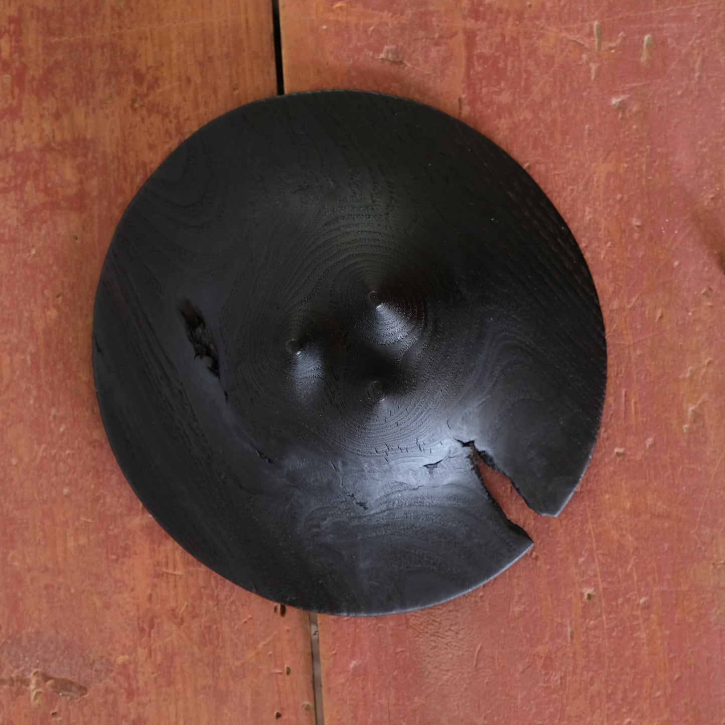 Charred 3-Legged Saucer