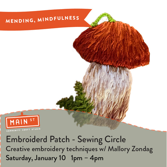 Embroidered Patch Workshop