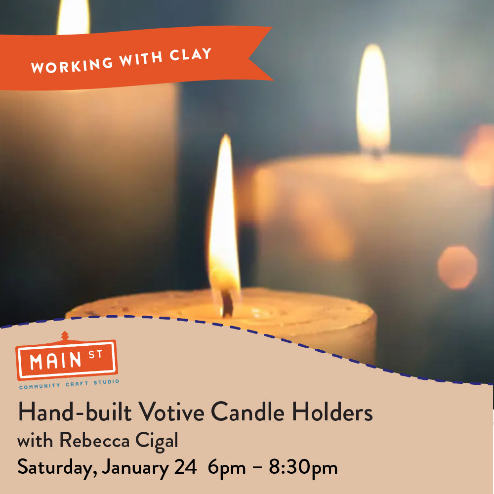 Hand-built Votive Candle Holders