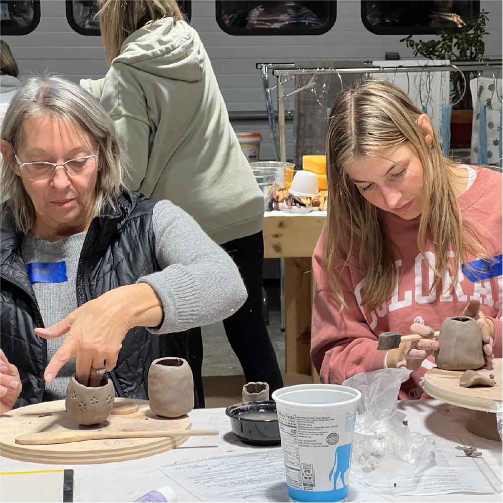 Hand-built Votive Candle Holders