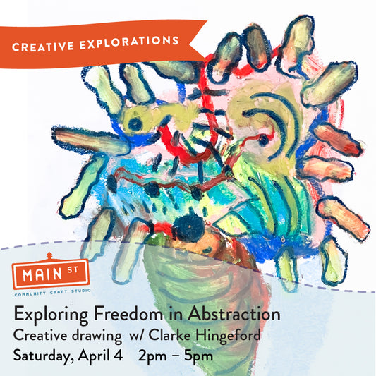 Exploring Freedom in Abstraction - Drawing with Clarke Hingeford