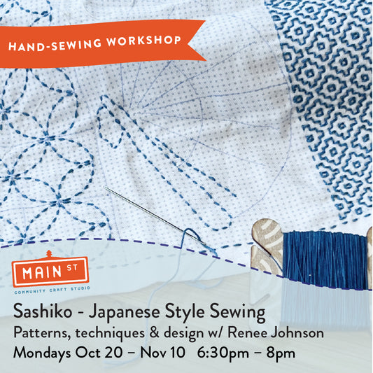 Sashiko - Japanese Style Sewing Workshop