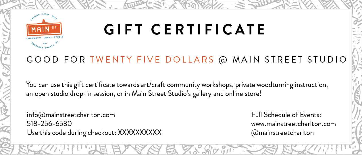 $25 Gift Certificate
