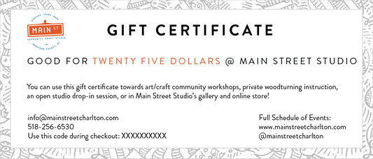 $25 Gift Certificate