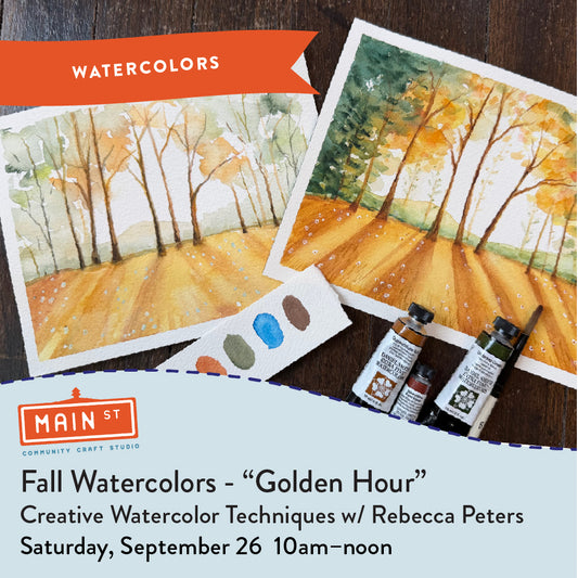 Watercolor Techniques: The Golden Hour