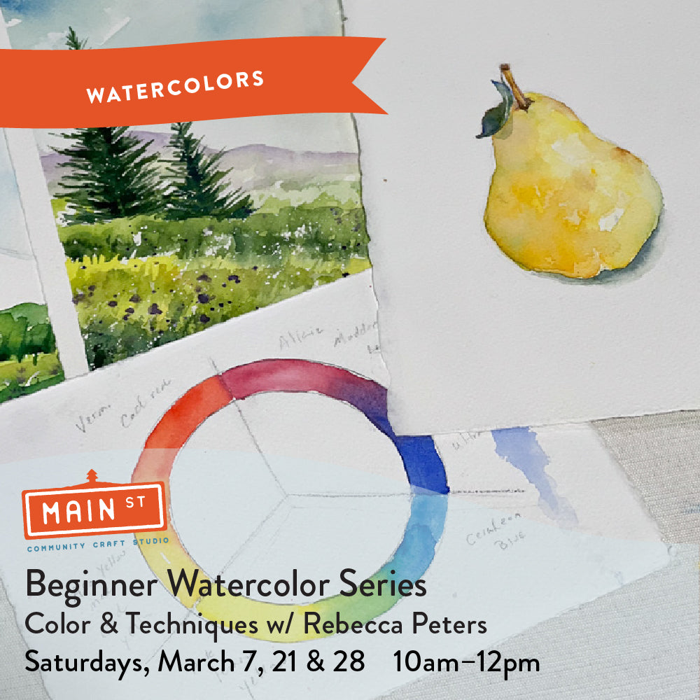March - Beginner Watercolor Series