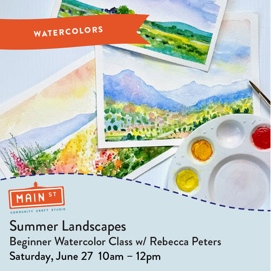 Watercolor Painting - Summer Landscapes