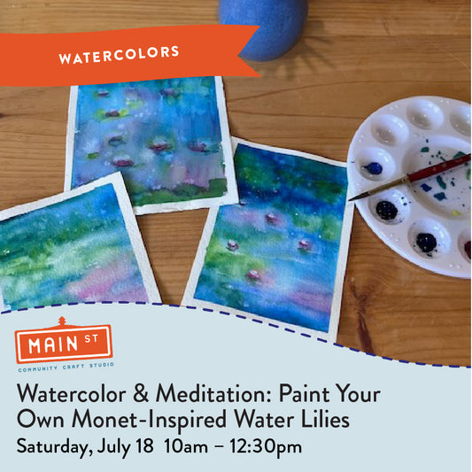 Paint Your Own Monet-Inspired Water Lilies