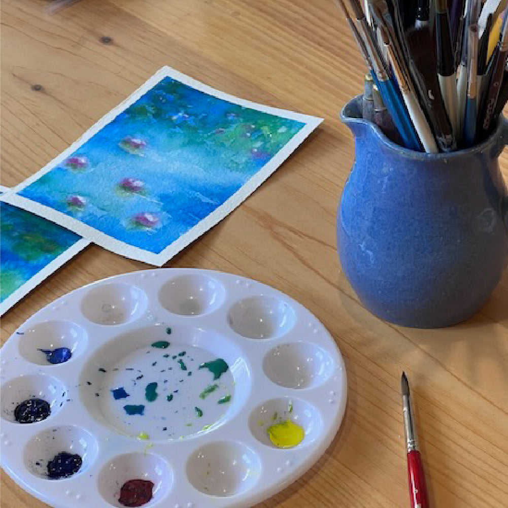 Paint Your Own Monet-Inspired Water Lilies